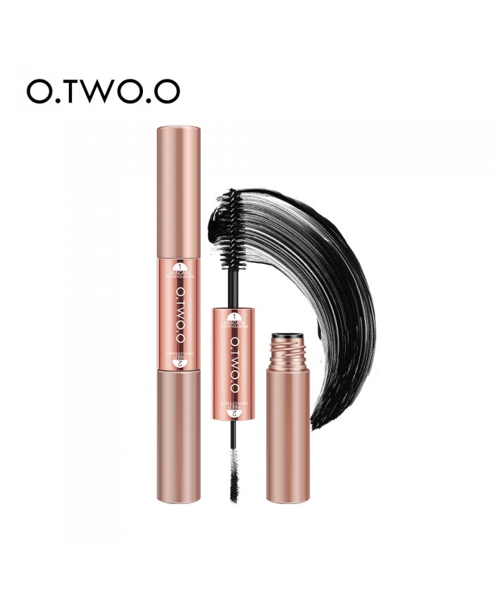 Free Sample O.two.o New Mascara Double Head Mascara Waterproof Sweat-proof Long Lasting Eyes Makeup Brand Cosmetics Wholesale