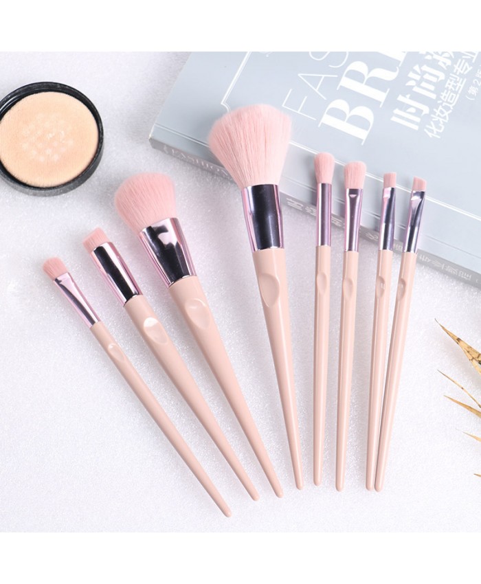 Pink Makeup Brush Set High End Makeup Brush Set 8 Pcs Makeup Brush Set